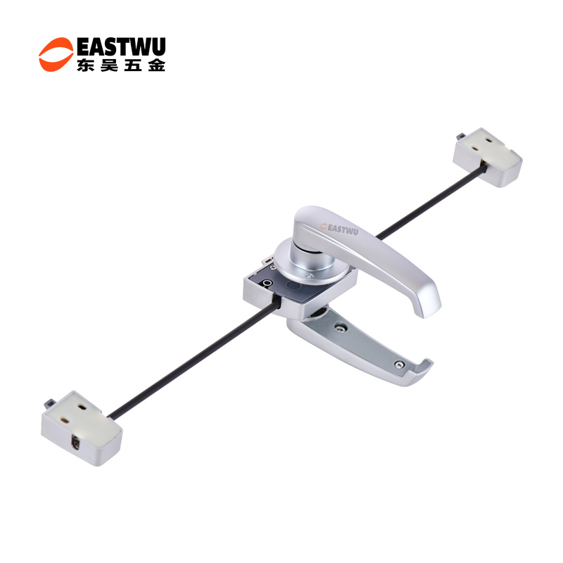 <b><b>WDL-03 房車三點(diǎn)式洗手間門鎖全金屬帶反鎖開關(guān)</b></b>